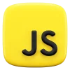 Sarı arka planda JS harfleri logo